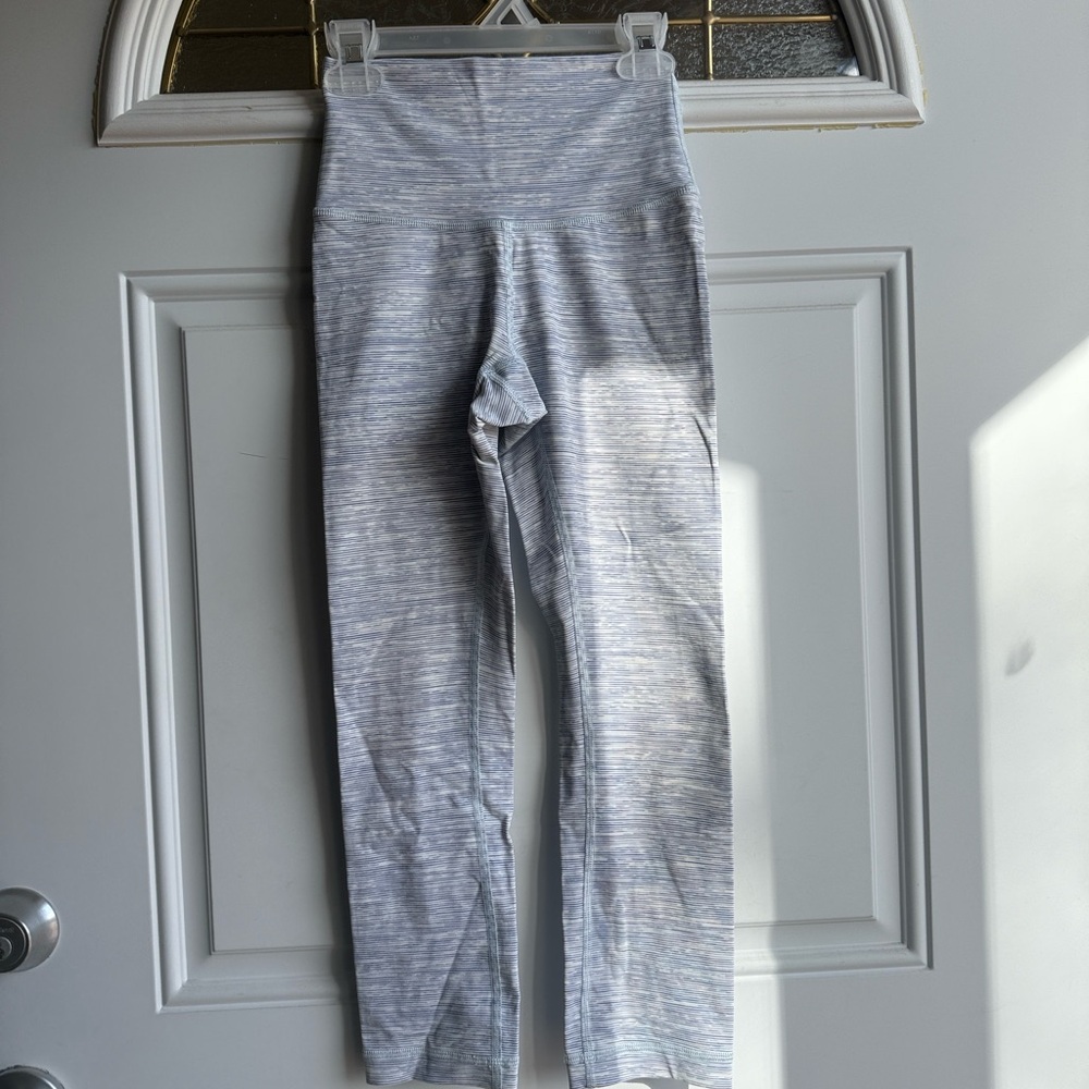 Gray High-Waisted Leggings